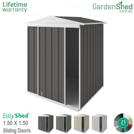 EasyShed 1.50x1.50 Garden Shed - EziSlider