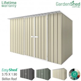EasyShed 3.75x1.90 Garden Shed - Skillion