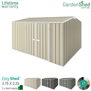 EasyShed 3.75x2.26 Garden Shed - Premier