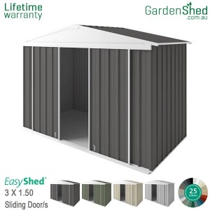 EasyShed 3.00x1.50 Garden Shed - EziSlider