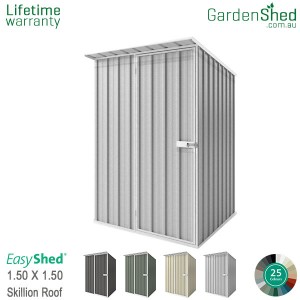 EasyShed 1.50x1.50 Garden Shed - Skillion