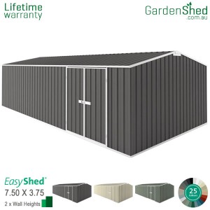 EasyShed 7.50x3.75 Garden Shed - Workshop