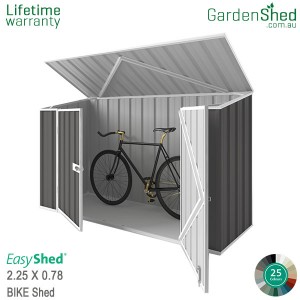 EasyShed Bike Shed 2.26x0.78 Garden Shed - Spacesaver