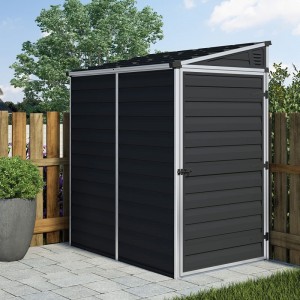 Palram Skylight Pent <br>1.175m(W) x 1.75m <br>Plastic Shed with Floor included