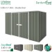 EasyShed 3.00x1.50 Garden Shed - Spacesaver - Pale Eucalypt / Mist Green