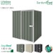 EasyShed 1.50x1.50 Garden Shed - Spacesaver - Pale Eucalypt / Mist Green