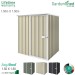EasyShed 1.50x1.50 Garden Shed - Spacesaver - Smooth Cream
