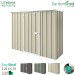 EasyShed 2.26x0.78 Garden Shed - Smooth Cream