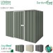 EasyShed 2.26x1.50 Garden Shed - Spacesaver - Pale Eucalypt / Mist Green