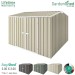 EasyShed 3.00x3.00 Garden Shed - Smooth Cream