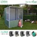 EasyShed 1.50x1.50 Garden Shed - Aviary - Pale Eucalypt / Mist Green