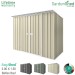 EasyShed 3.00x1.50 Garden Shed - Skillion - Smooth Cream