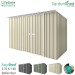 EasyShed 3.75x1.90 Garden Shed - Skillion - Smooth Cream