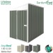 EasyShed 1.50x2.26 Garden Shed - SpaceSaver - Pale Eucalypt / Mist Green