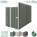EasyShed 1.50x3.00 Garden Shed - SpaceSaver - Pale Eucalypt / Mist Green