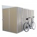 Absco Bike Shed 3x1.52 Garden Shed - Paperbark/Merino