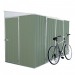 Absco Bike Shed 3x1.52 Garden Shed - Pale eucalypt