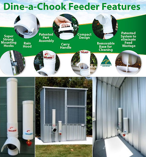 Aviary Dine-A-Chook Chook Feeder