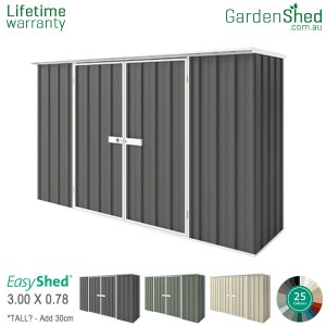 EasyShed 3.00x0.78 Garden Shed